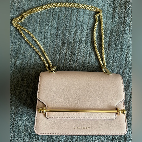 Strathberry East West Mini in Soft Pink - Picture 4 of 10